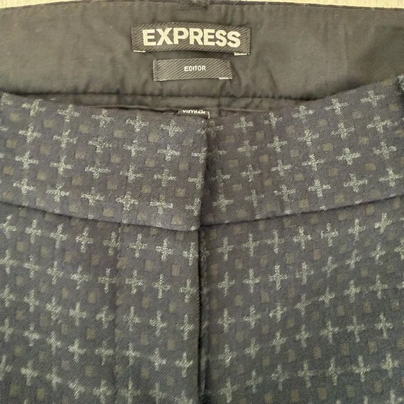 Express Editor Charcoal Textured Trousers - Picture 4 of 10